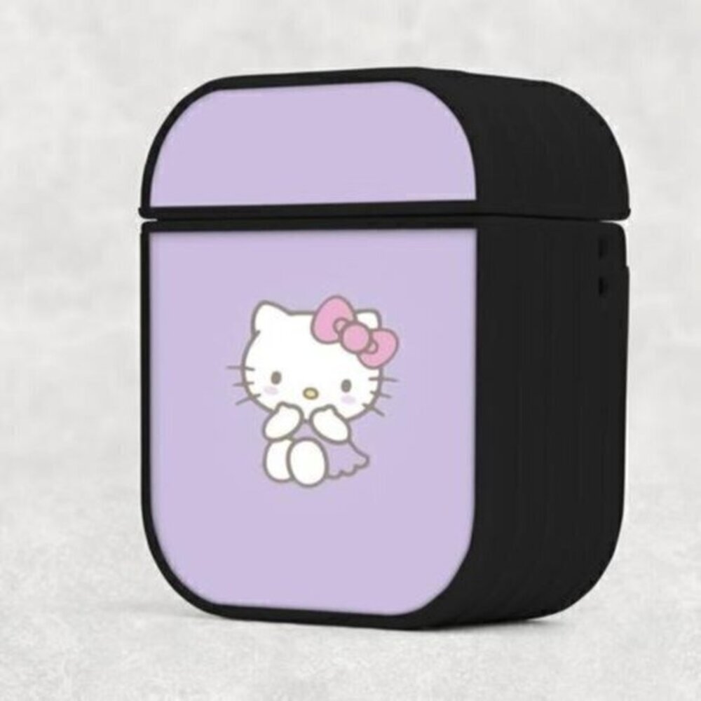 Purple Hello Kitty Airpod Case